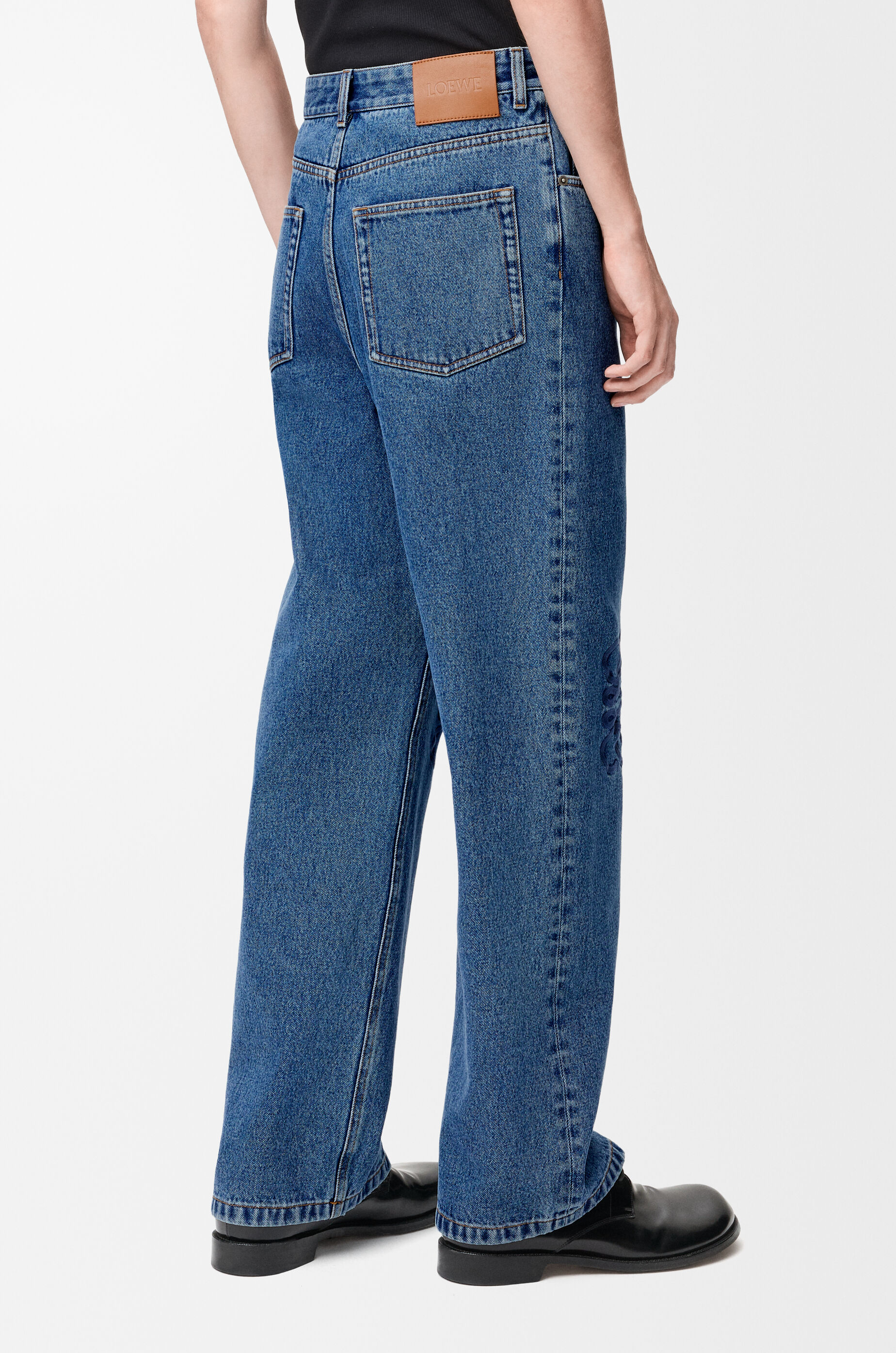 LOEWE アナグラム バギー ジーンズ 34 ロエベ ロエベ LOEWE LOEWE ジーンズ ANAGRAM BAGGY アナグラム バギー