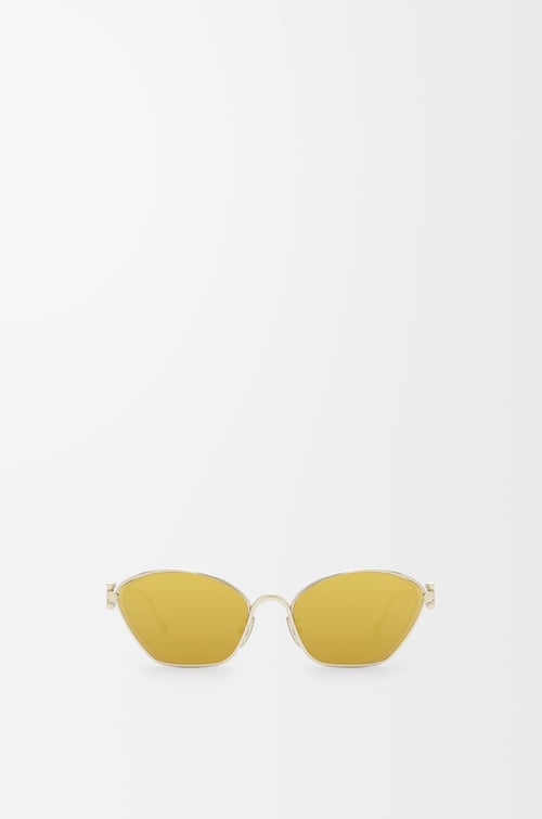LOEWE Anagram hexagonal sunglasses Gold