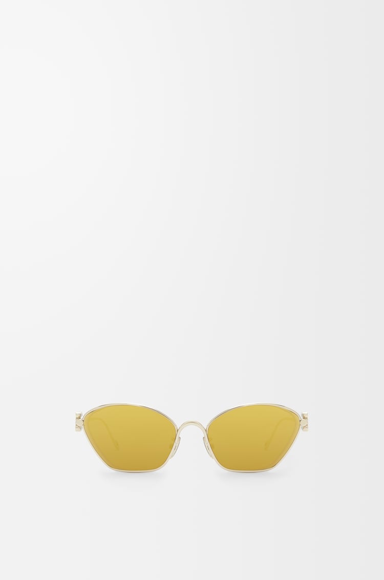 LOEWE Anagram hexagonal sunglasses Gold