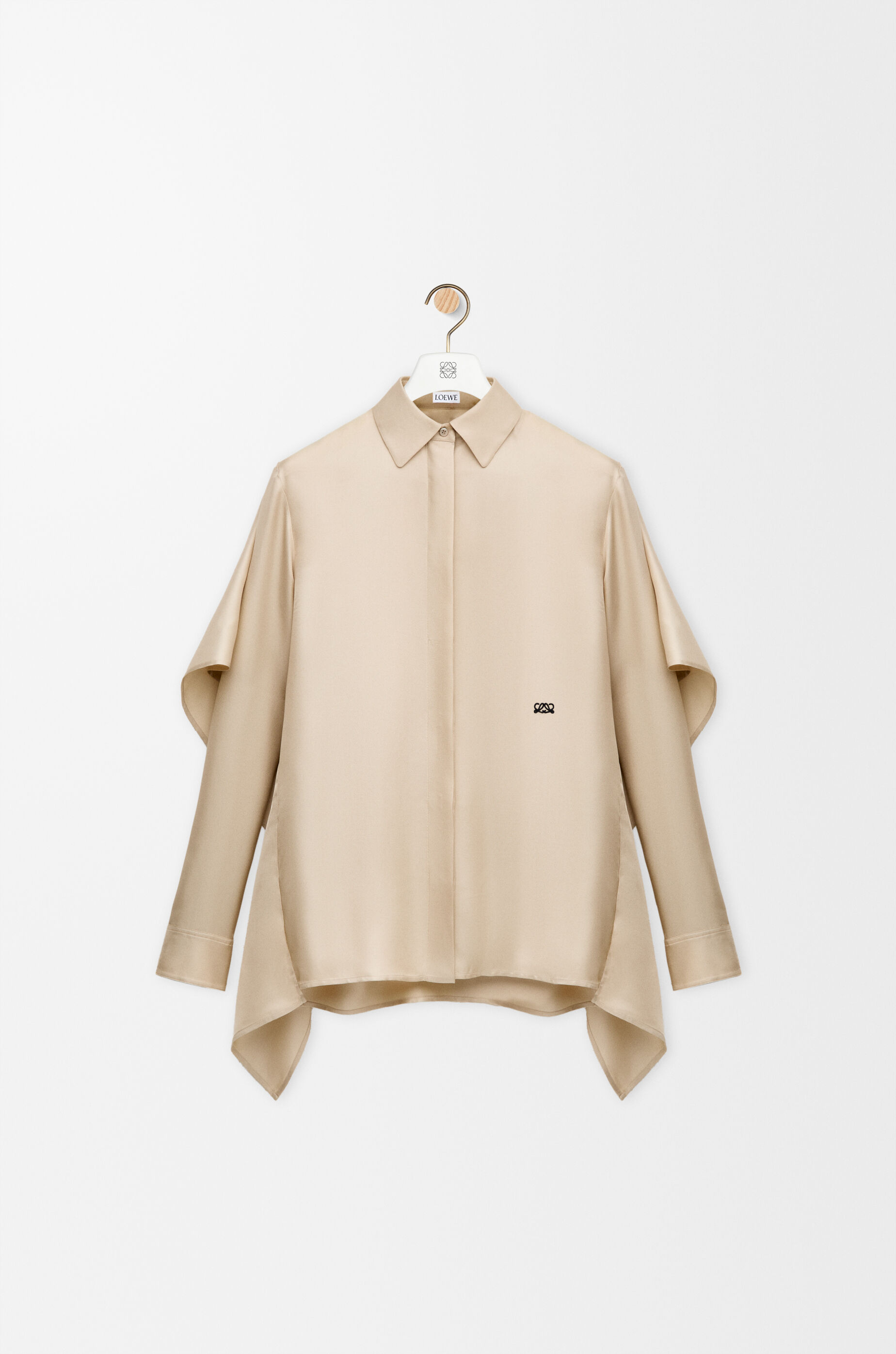 LOEWE ケープ シャツ（シルク）
