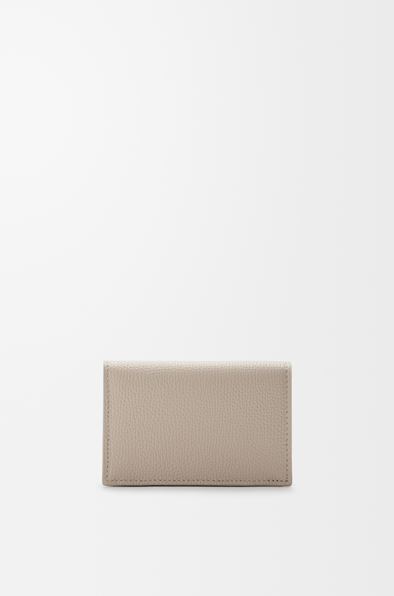 LOEWE Tarjetero Anagram en piel de ternera Arcilla