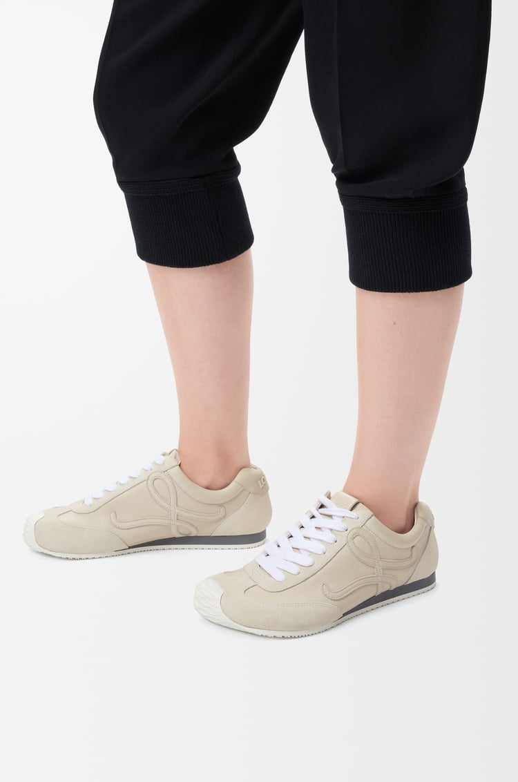 LOEWE Ballet Runner 2.0 in soft calfskin White