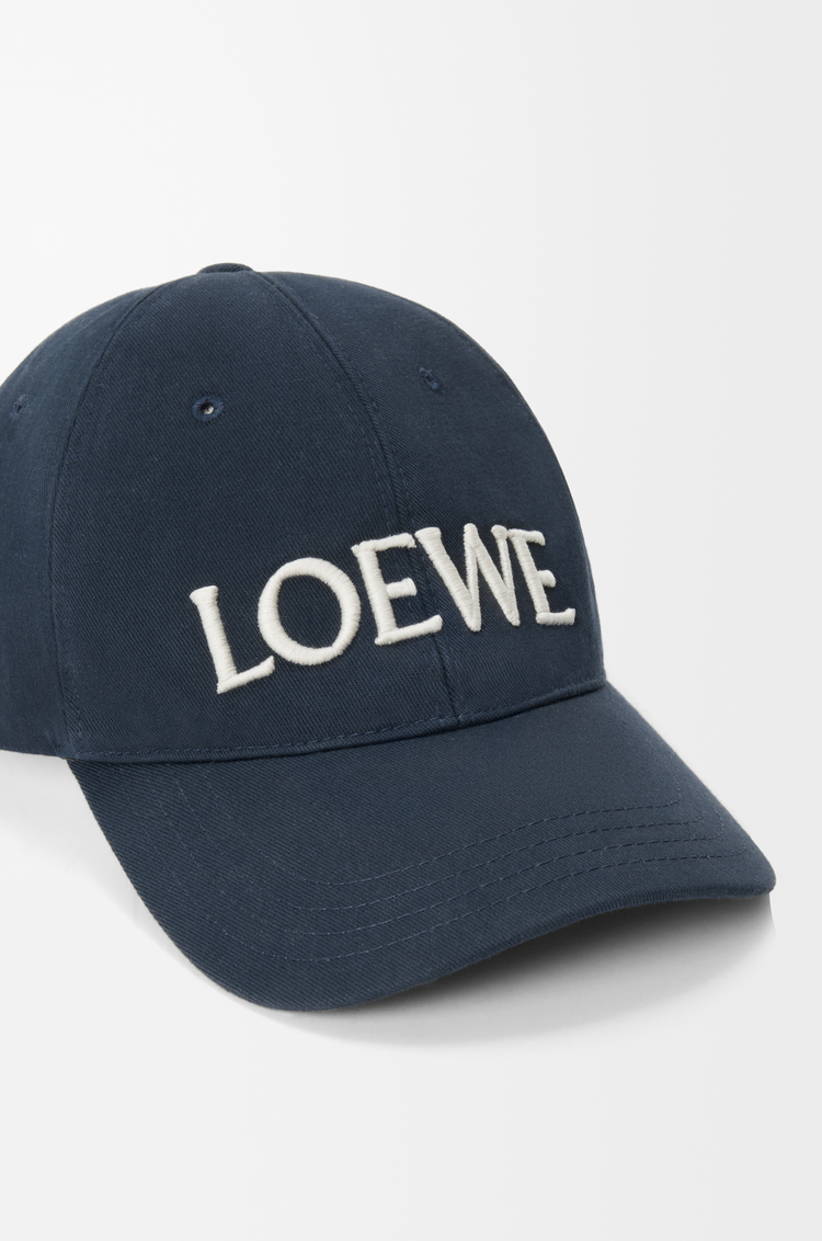 LOEWE LOEWE cap in canvas Deep Navy