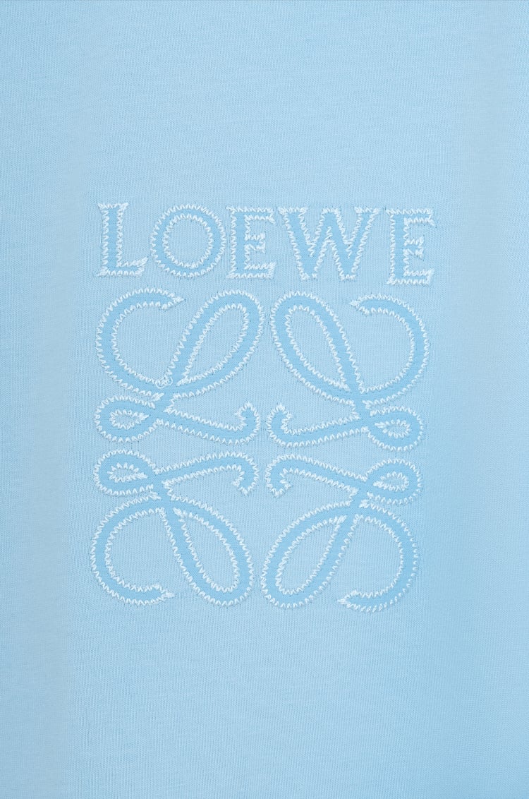 LOEWE 棉质宽松版型 T 恤 浅蓝色