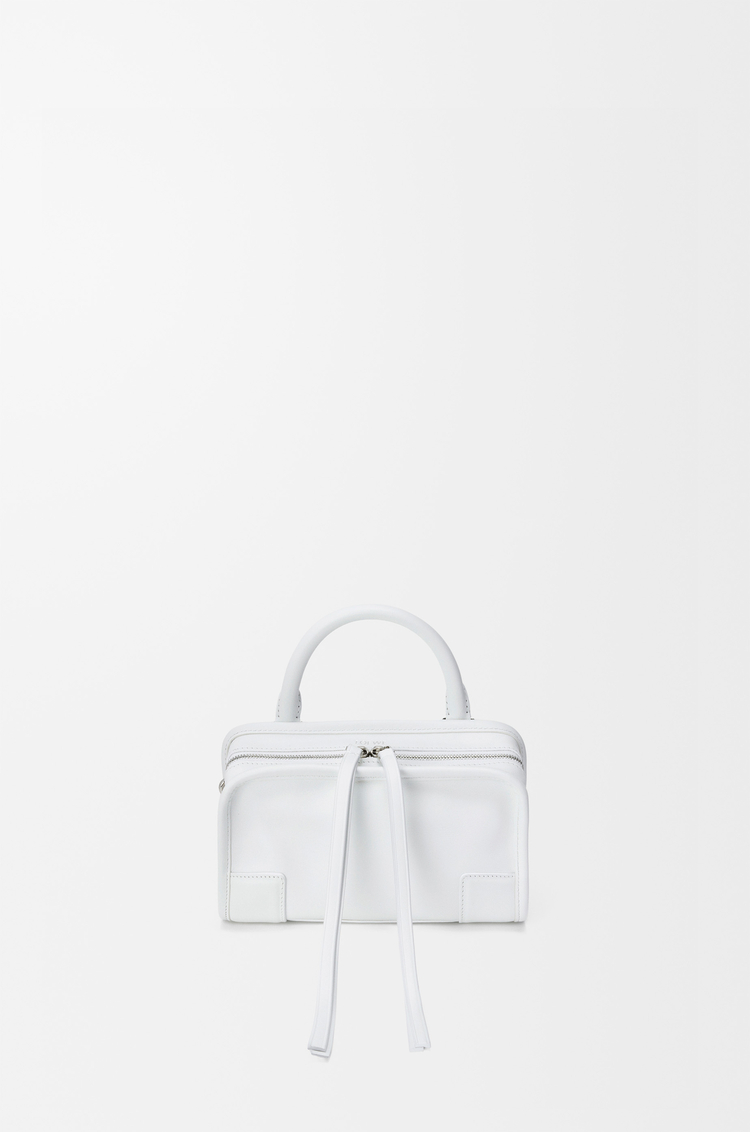 LOEWE Mini Amazona 180 bag in soft calfskin White