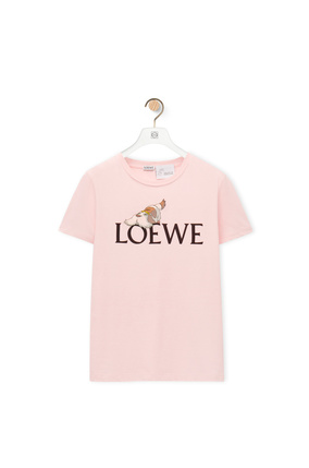 LOEWE 힌 LOEWE 티셔츠 - 코튼 초크