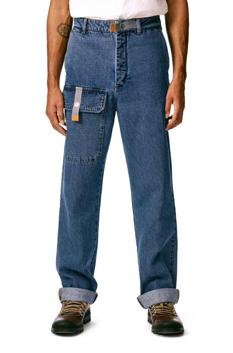 LOEWE CARGO JEANS Indigo