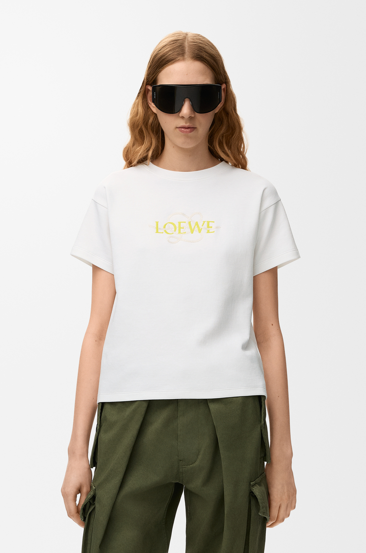 LOEWE Regular fit T-shirt in cotton blend White