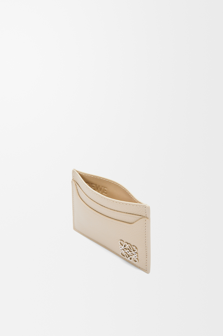 LOEWE アナグラム プレーン カードホルダー（ペブルグレインカーフ） ライトゴースト