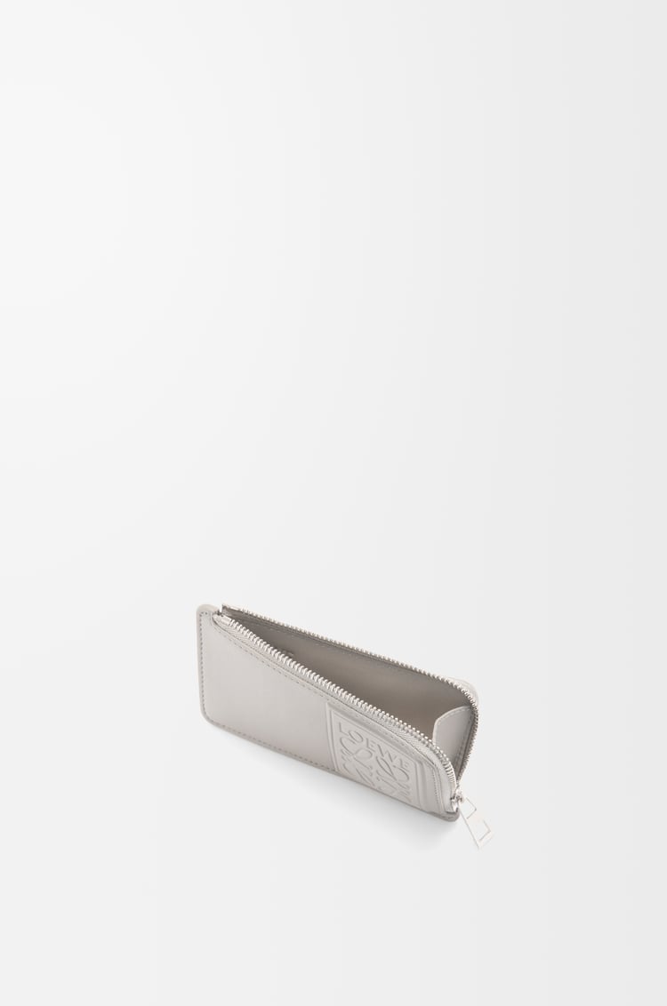 LOEWE Coin cardholder in satin calfskin Shell Grey