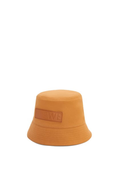 LOEWE Bucket hat in canvas Honey Gold