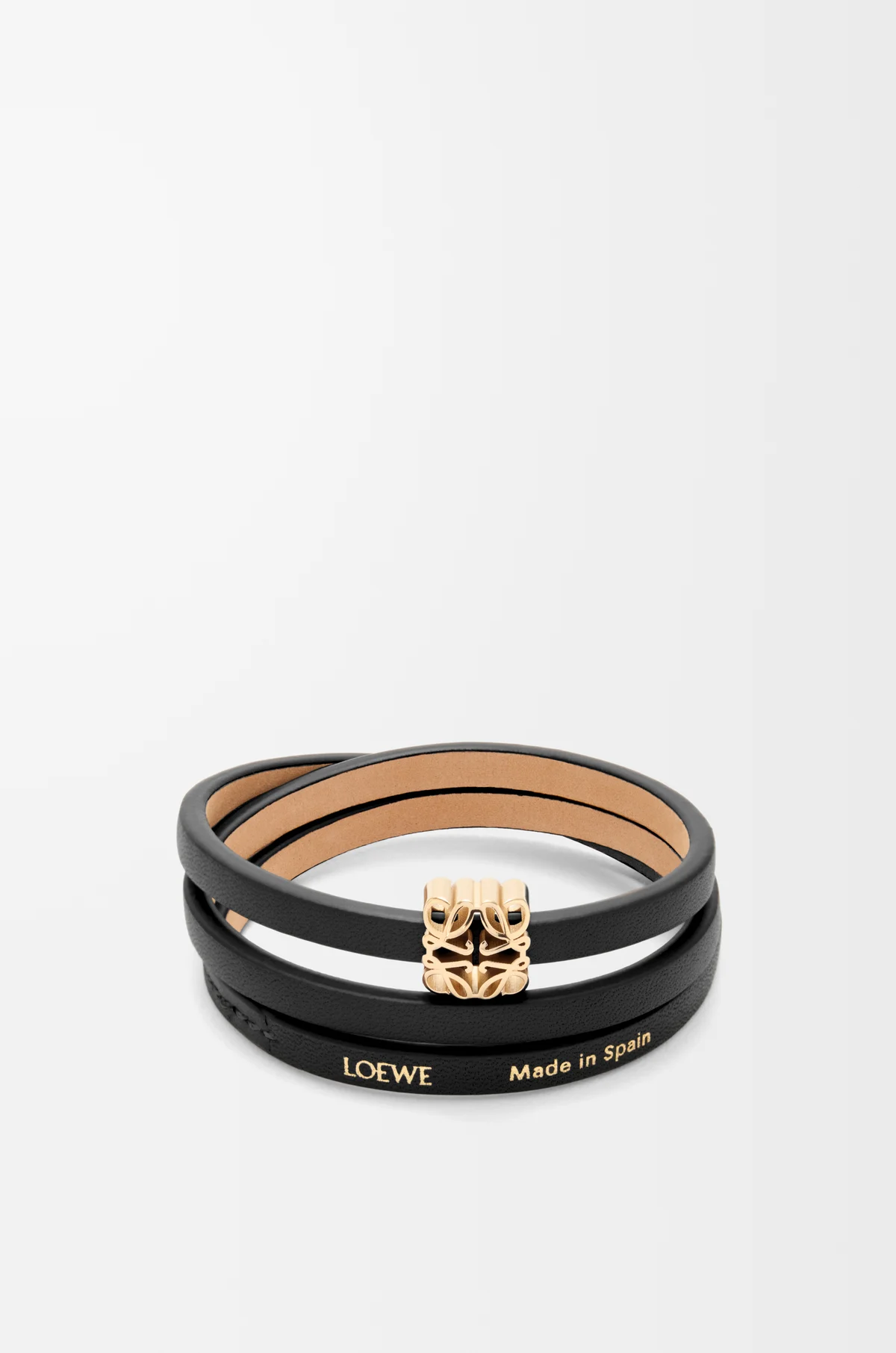 Loewe Twist Double Bracelet Orange #307748L72B Loewe Twist Double Bracelet - Vivid Orange/Yellow | Editorialist main image 2