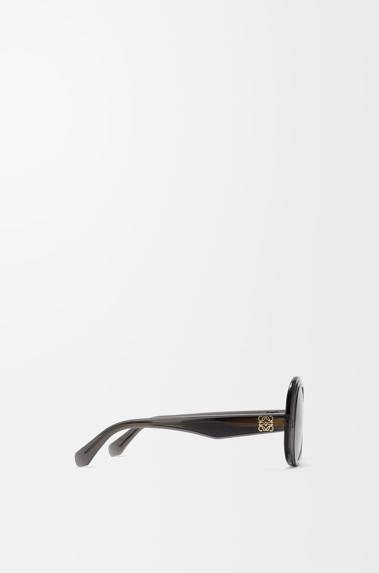 LOEWE Gafas de sol Mini Anagram Steps Square Transparent Asphalt