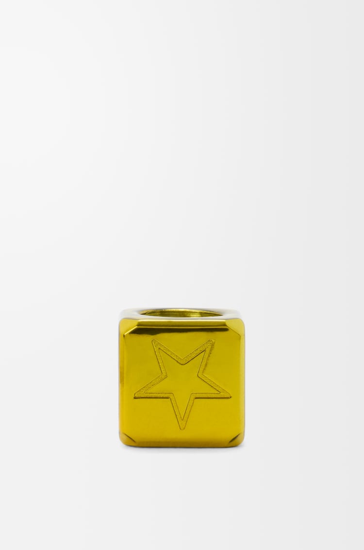 LOEWE Anagram 立方体骰子 黄色