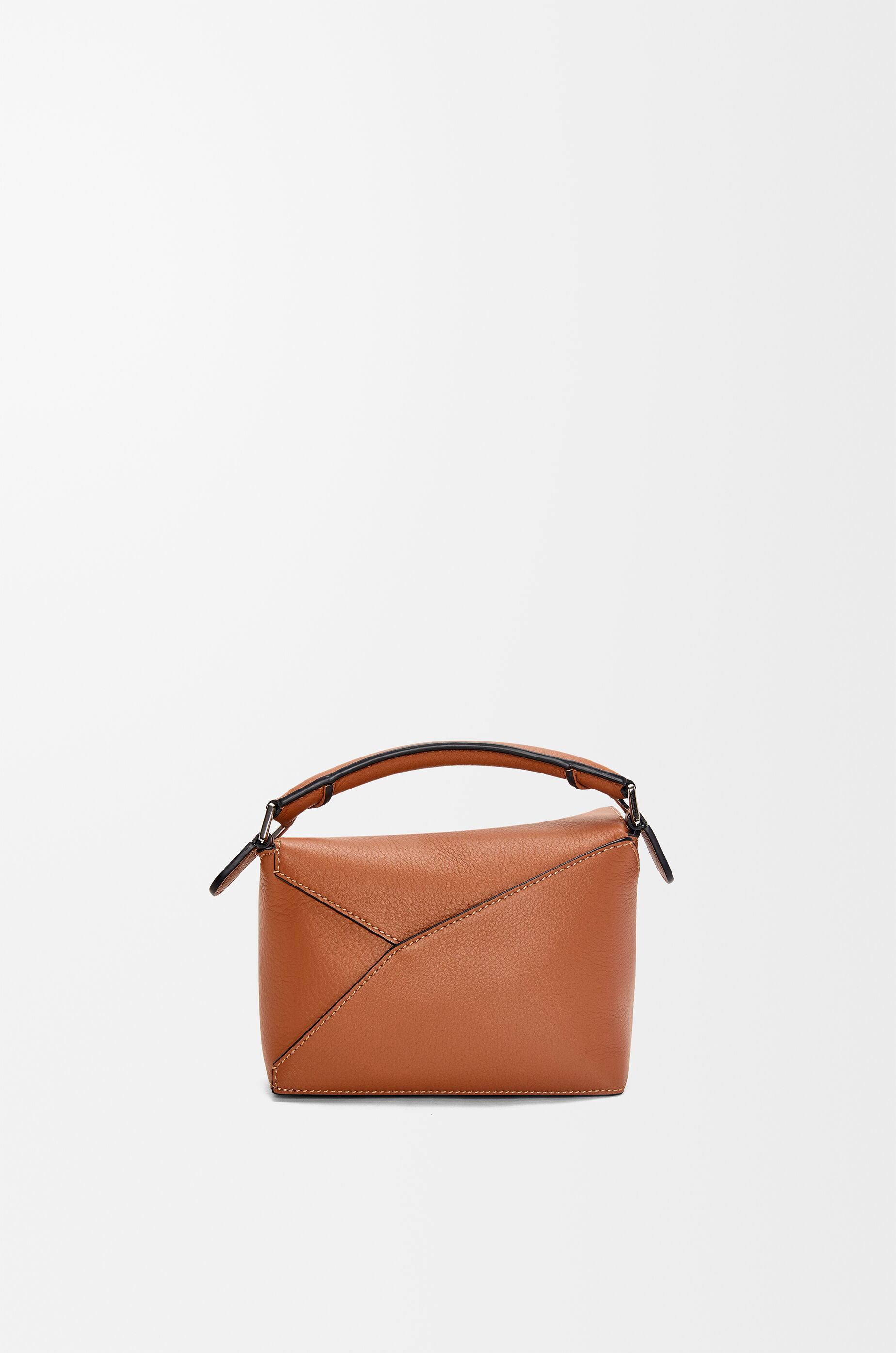 パズルエッジ バッグ ミニ（クラシックカーフ） ブラウン - LOEWE