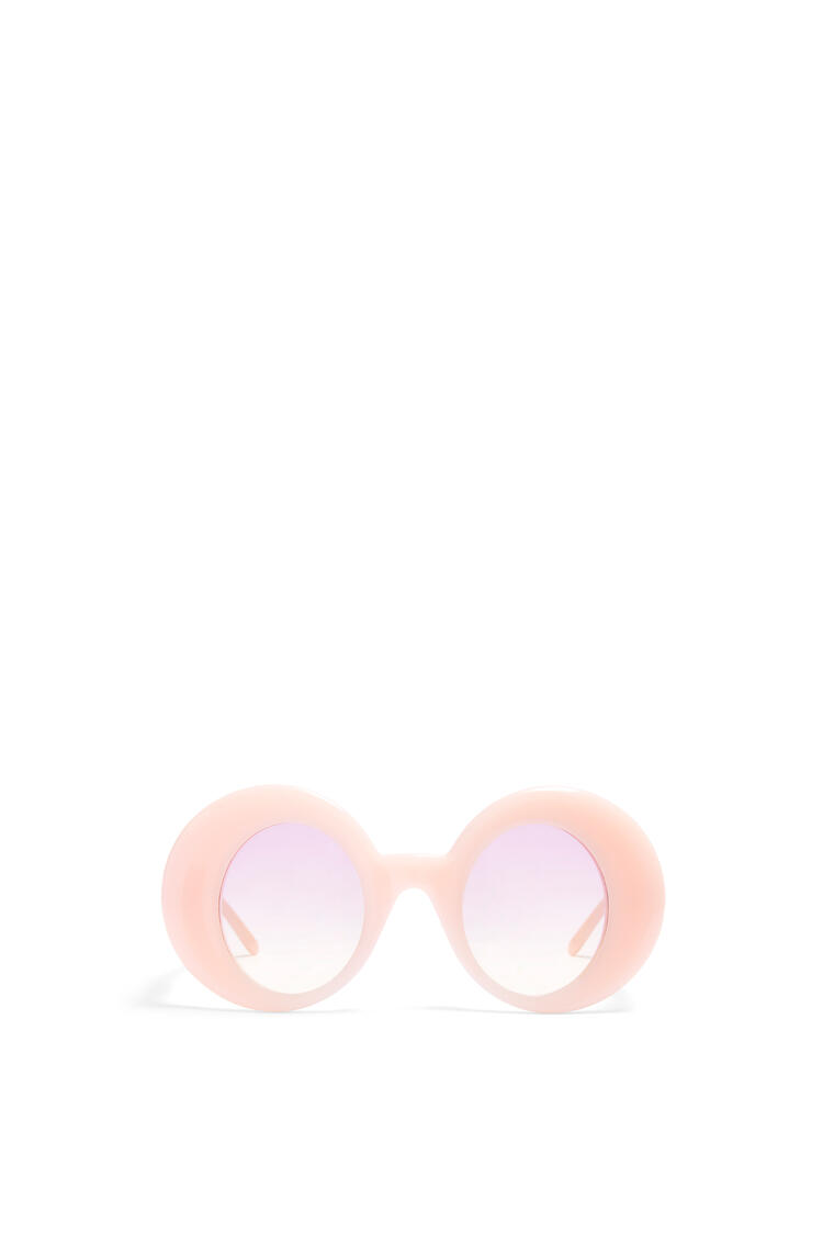 LOEWE Gafas de sol montura redondeada oversize en acetato Cotton Candy