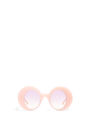 LOEWE Oversized round sunglasses in acetate Cotton Candy