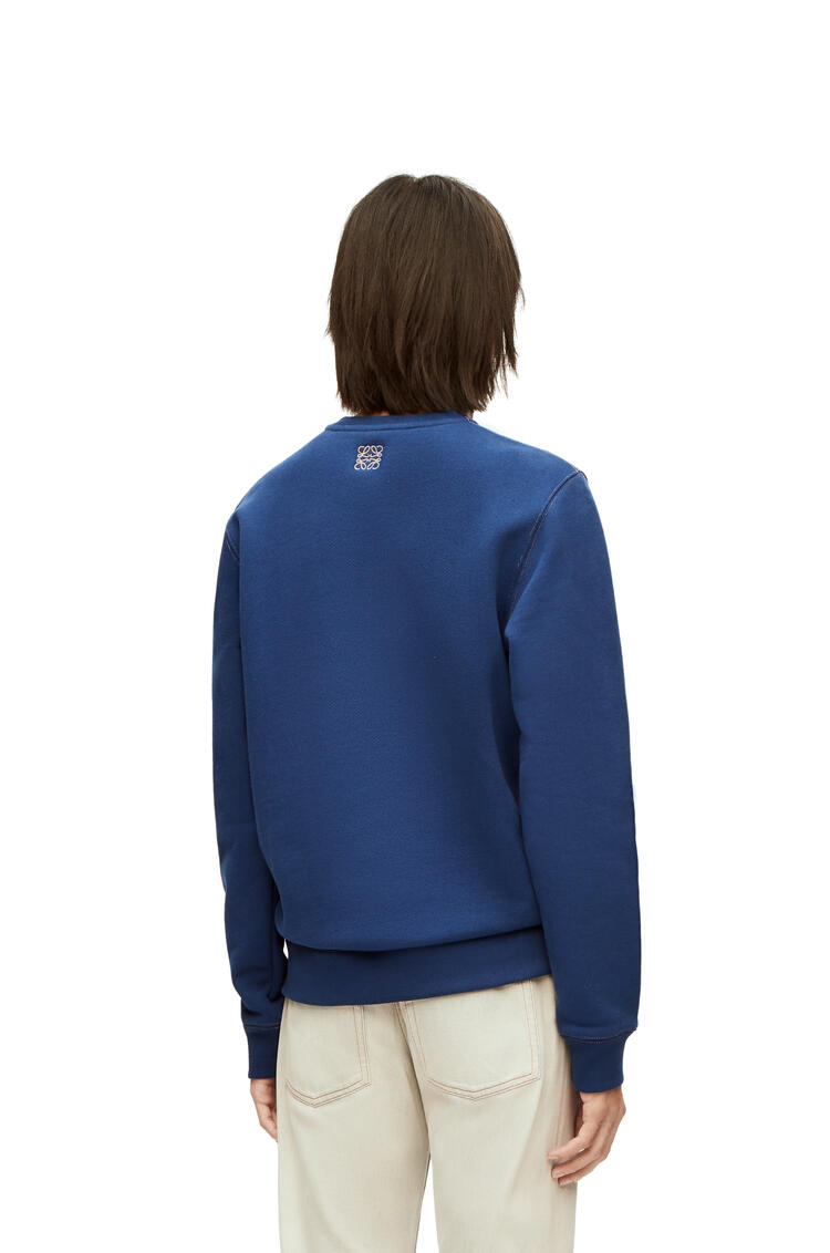 LOEWE Heen sweatshirt in cotton Indigo Blue