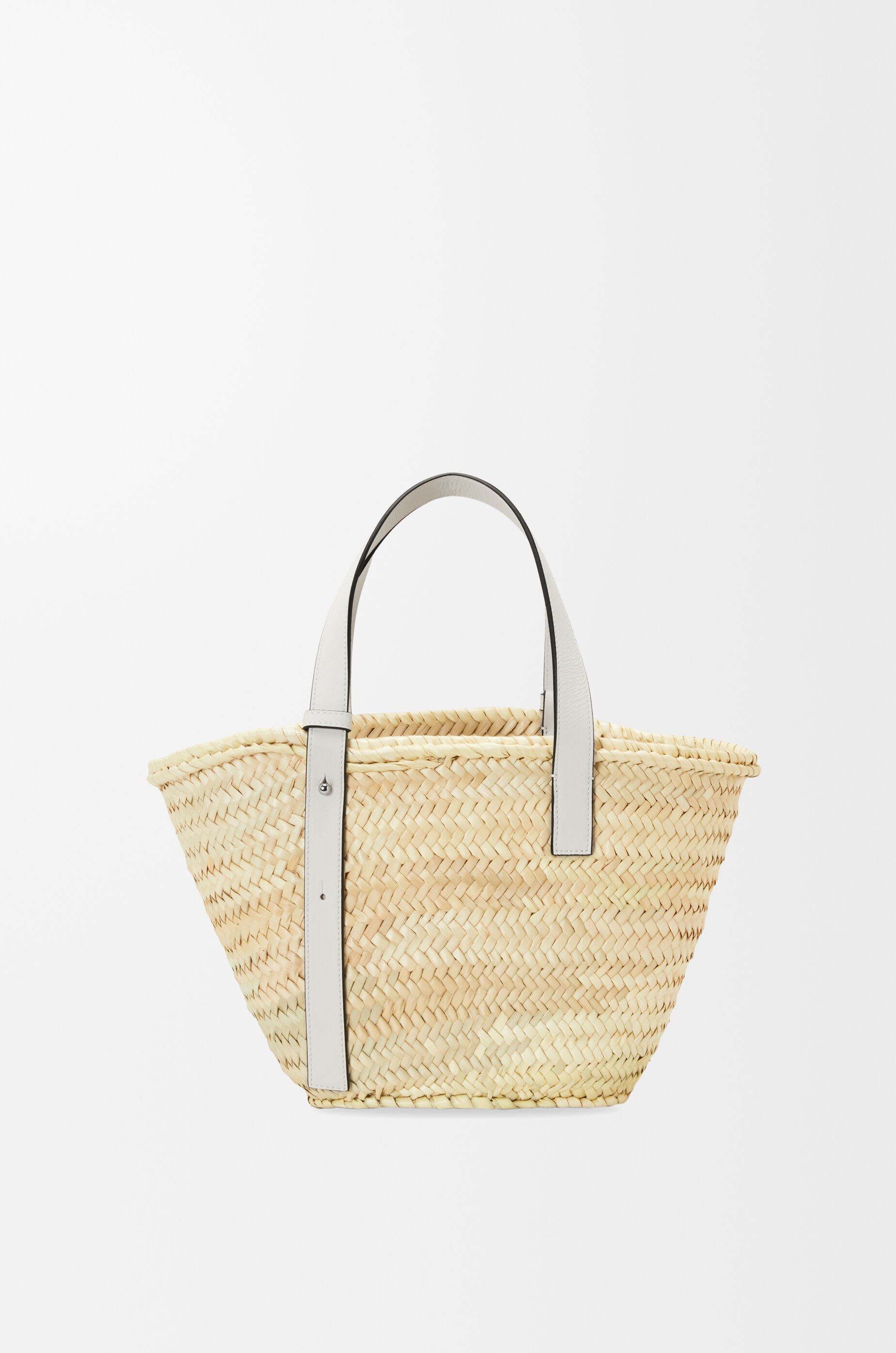 LOEWE バスケットバッグ　ナチュラルホワイト LOEWE バスケットバッグ ナチュラルホワイト - メルカリ