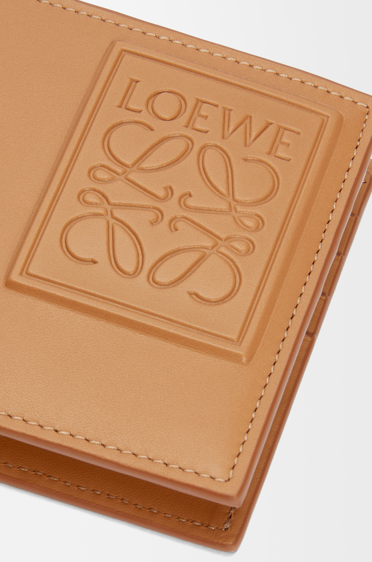 LOEWE Bifold wallet in satin calfskin Warm Desert