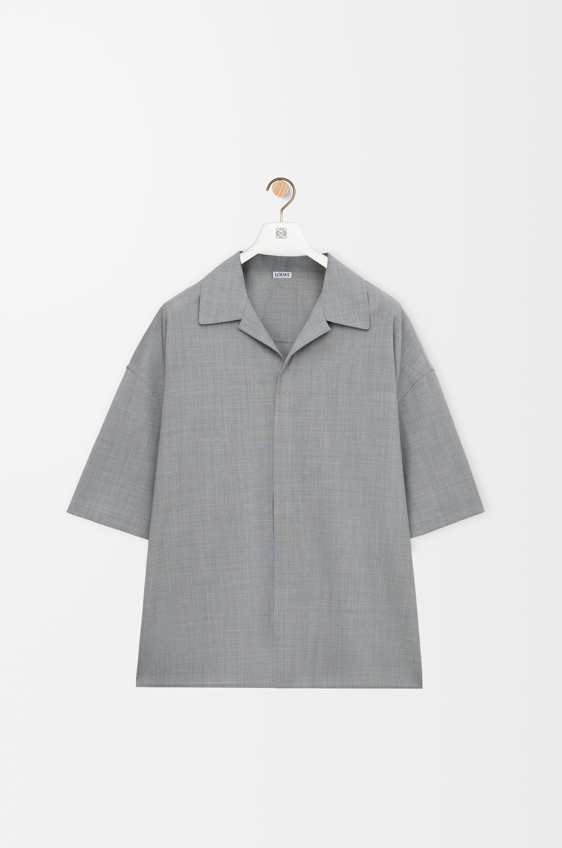 LOEWE☆ショートスリーブ シャツ（コットン）シャンブレー Loewe ショートスリーブ シャツ(コットン&リネン) - メルカリ