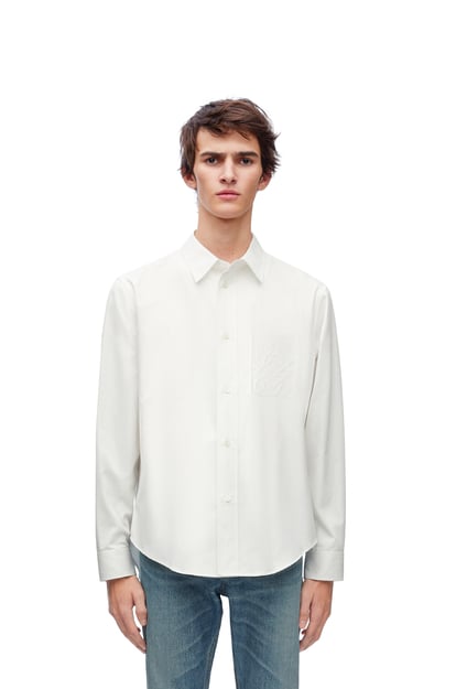 LOEWE Camisa en algodón Blanco plp_rd