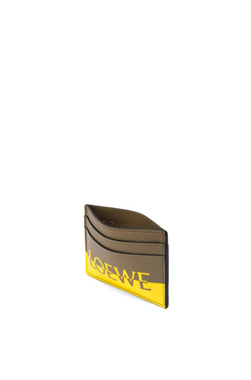LOEWE Signature plain cardholder in calfskin Laurel Green/Lemon plp_rd