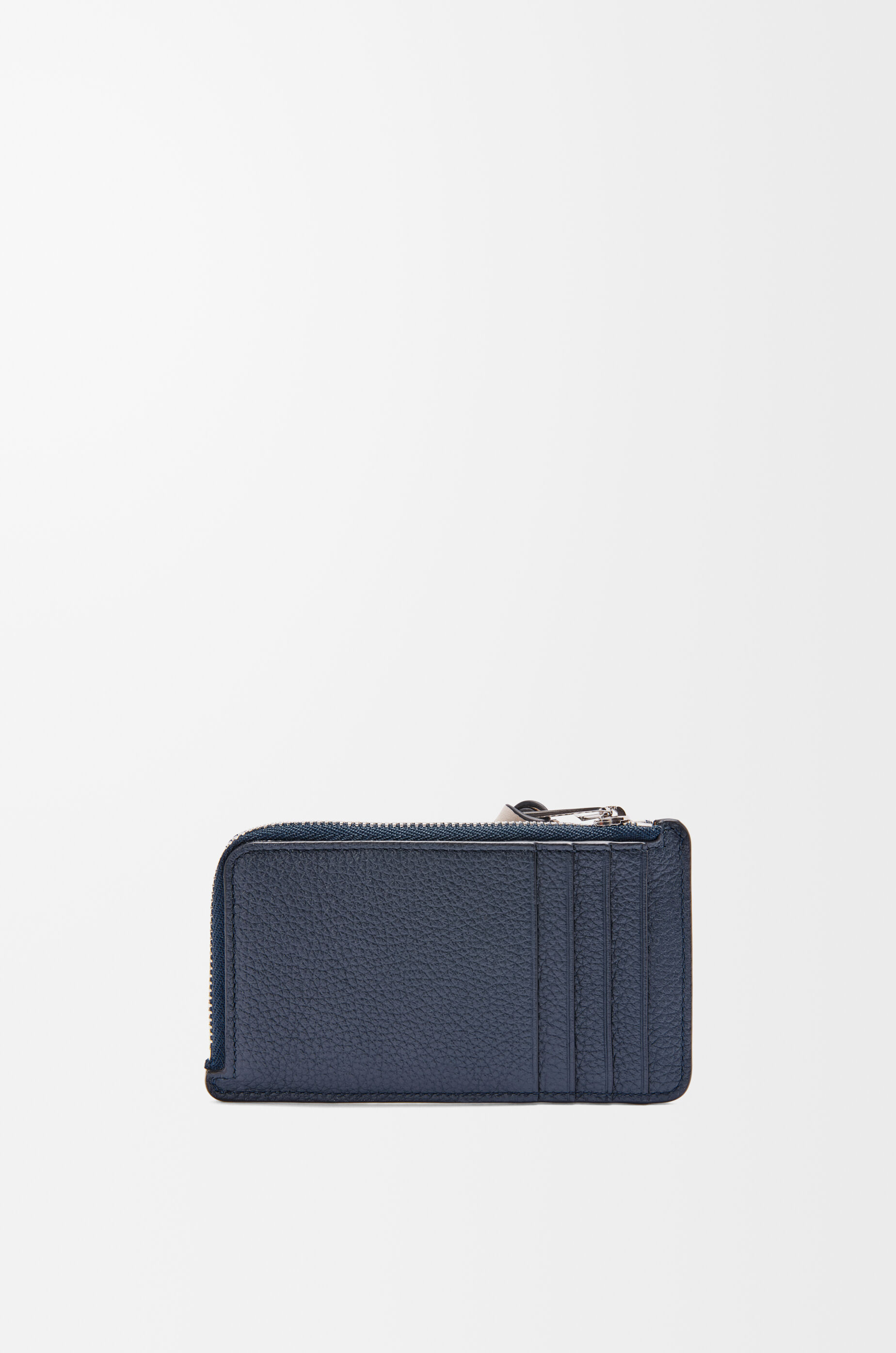 コインカードホルダー（サテンカーフ） シェルグレー - LOEWE