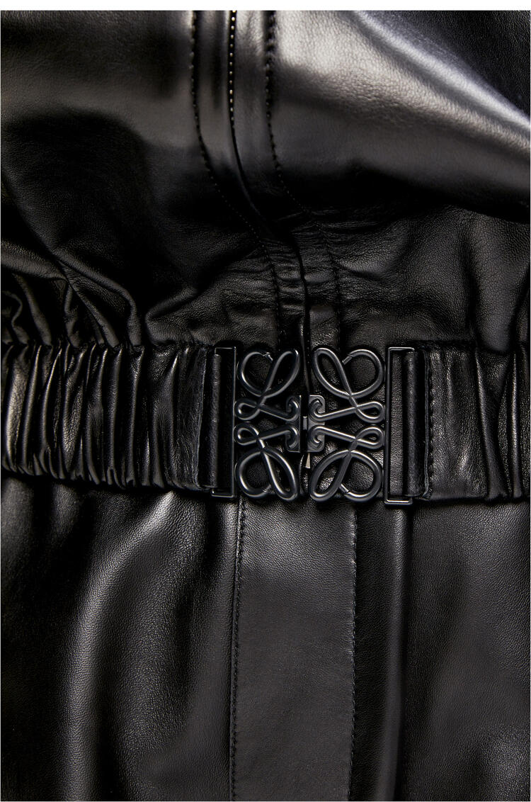 LOEWE Bomber jacket in nappa Black/Black pdp_rd