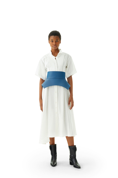 LOEWE Obi belt in nappa Varsity Blue plp_rd