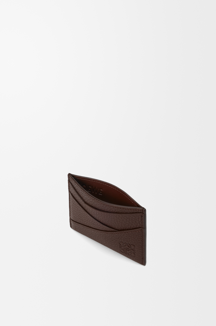 LOEWE パズル プレーン カードホルダー（サプルグレインカーフ） チョコレート