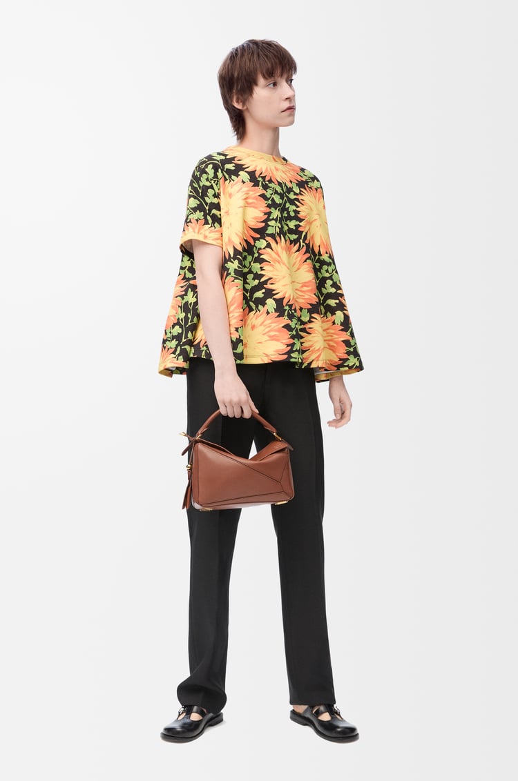 LOEWE Trapeze top in cotton blend Multicolor