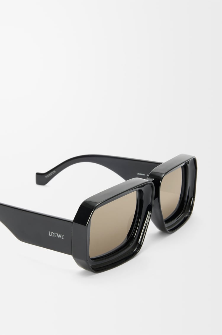 LOEWE Paula's Ibiza dive in mask sunglasses  Black/Silver