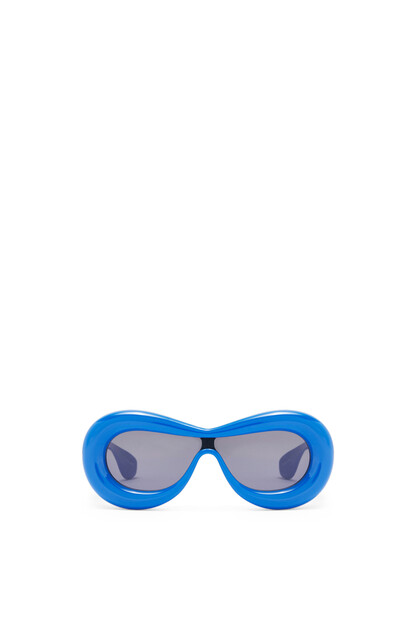 LOEWE Inflated mask sunglasses in nylon Ink Blue plp_rd