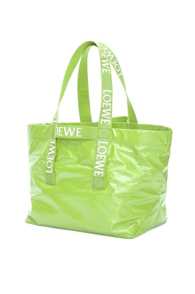 LOEWE Bolso Fold Shopper en piel de ternera Bright Apple