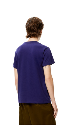 LOEWE Anagram T-shirt in cotton Royal Blue