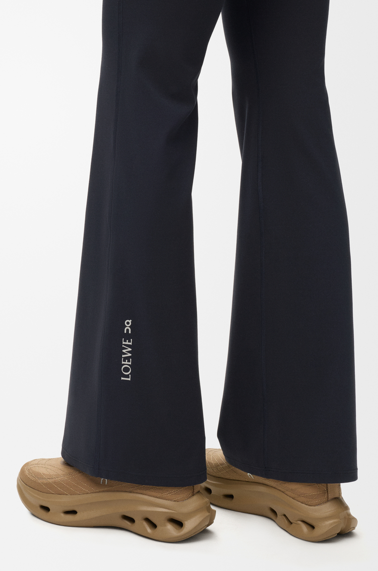 LOEWE Bootleg trousers in stretch jersey Black