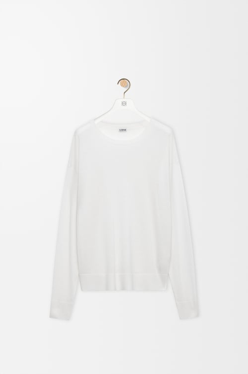 LOEWE Jersey en lana Blanco
