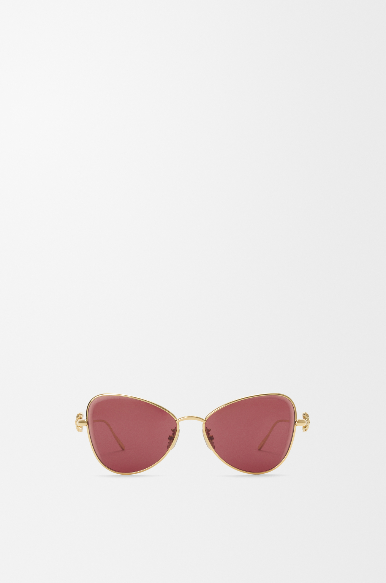 LOEWE Anagram Bombé Butterfly 太阳镜 深铁锈色