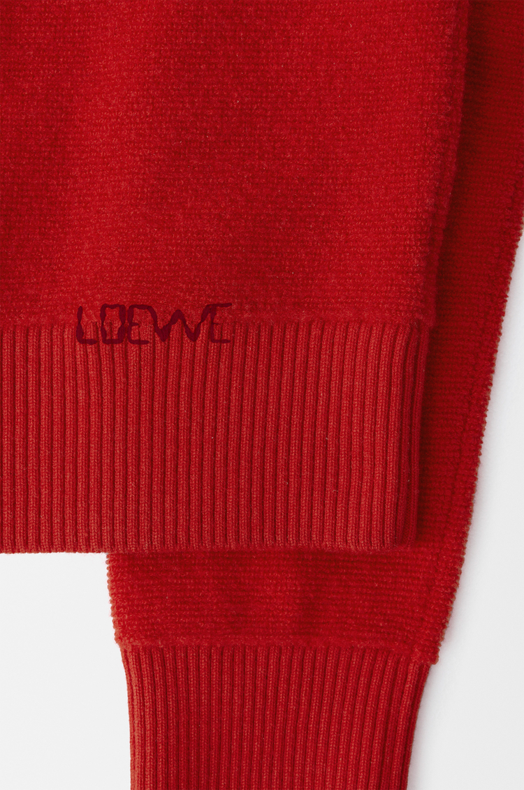 LOEWE Pull en laine Rouge