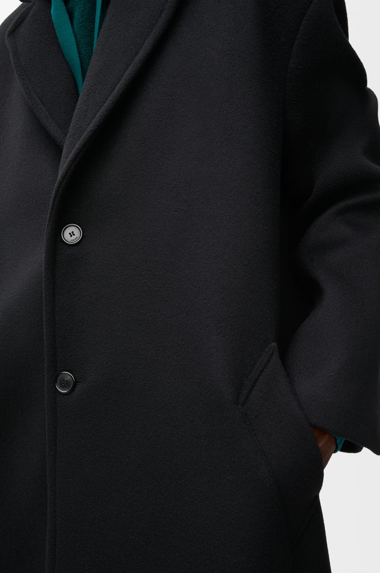 LOEWE Coat in wool Black