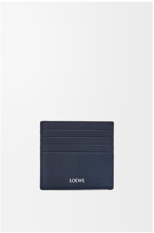 LOEWE Tarjetero abierto en piel de ternera Azul Marino plp_rd