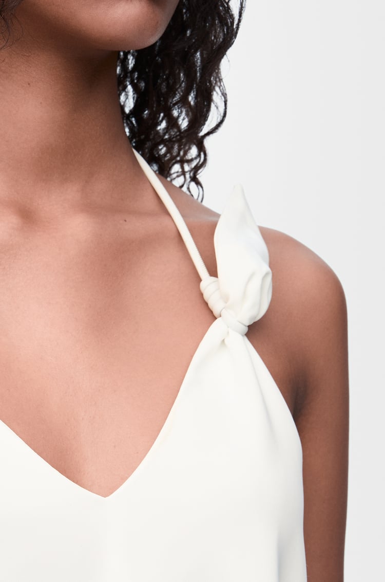 LOEWE フラメンコ ドレス（ストレッチレーヨン） ホワイト