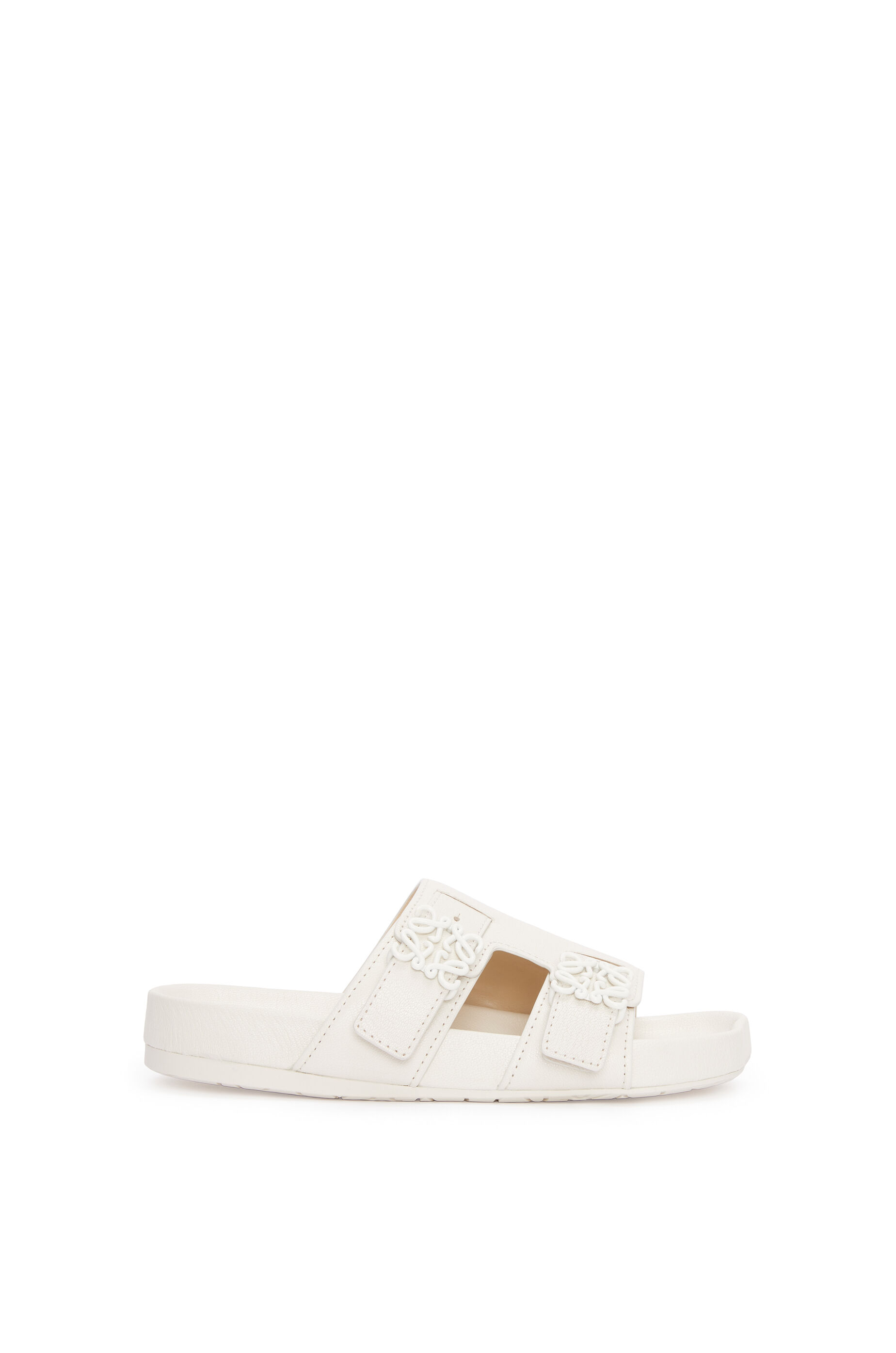 loewe white sandals