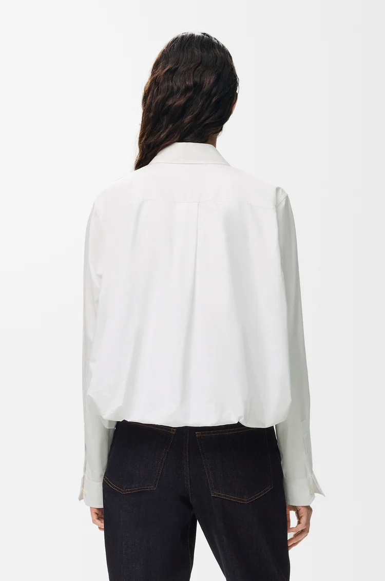 LOEWE Camisa en algodón Blanco