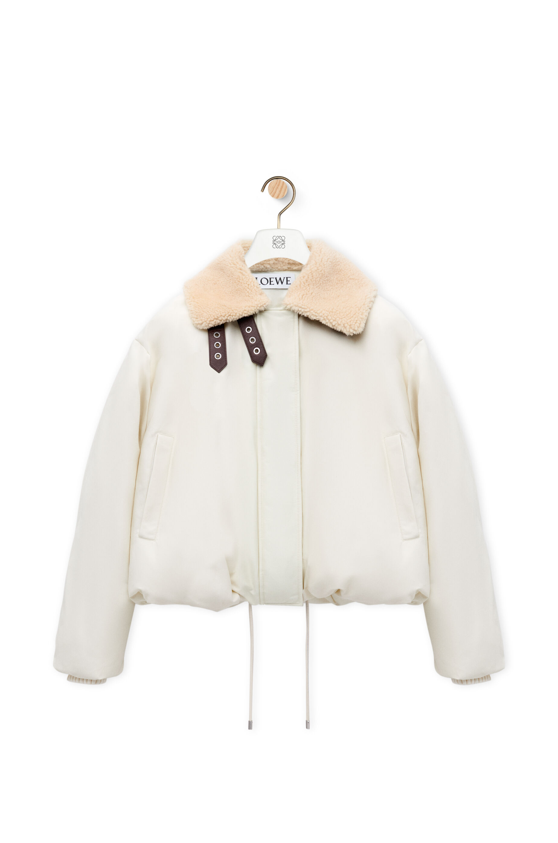 パファー ジャケット（テクニカルコットンブレンド） アイボリー - LOEWE