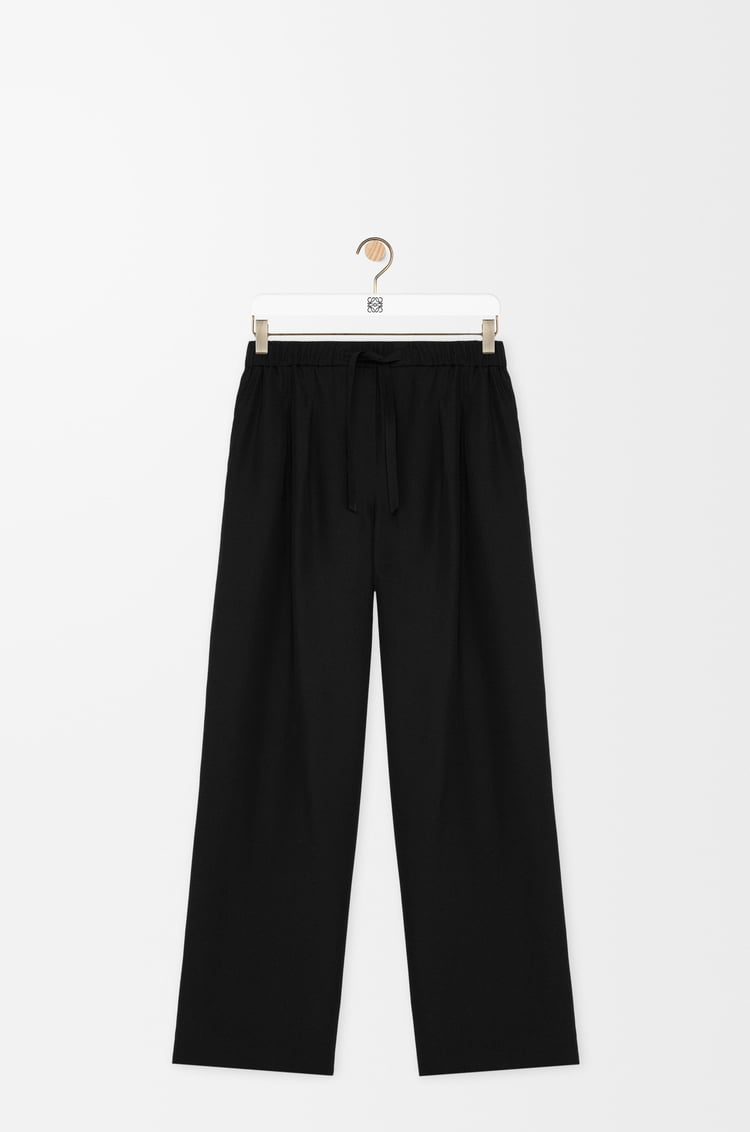 LOEWE Pyjama trousers in silk Black