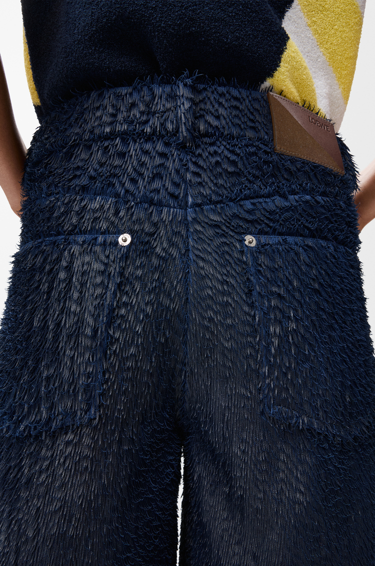 LOEWE 쇼츠 - 나파 램스킨 다크 블루