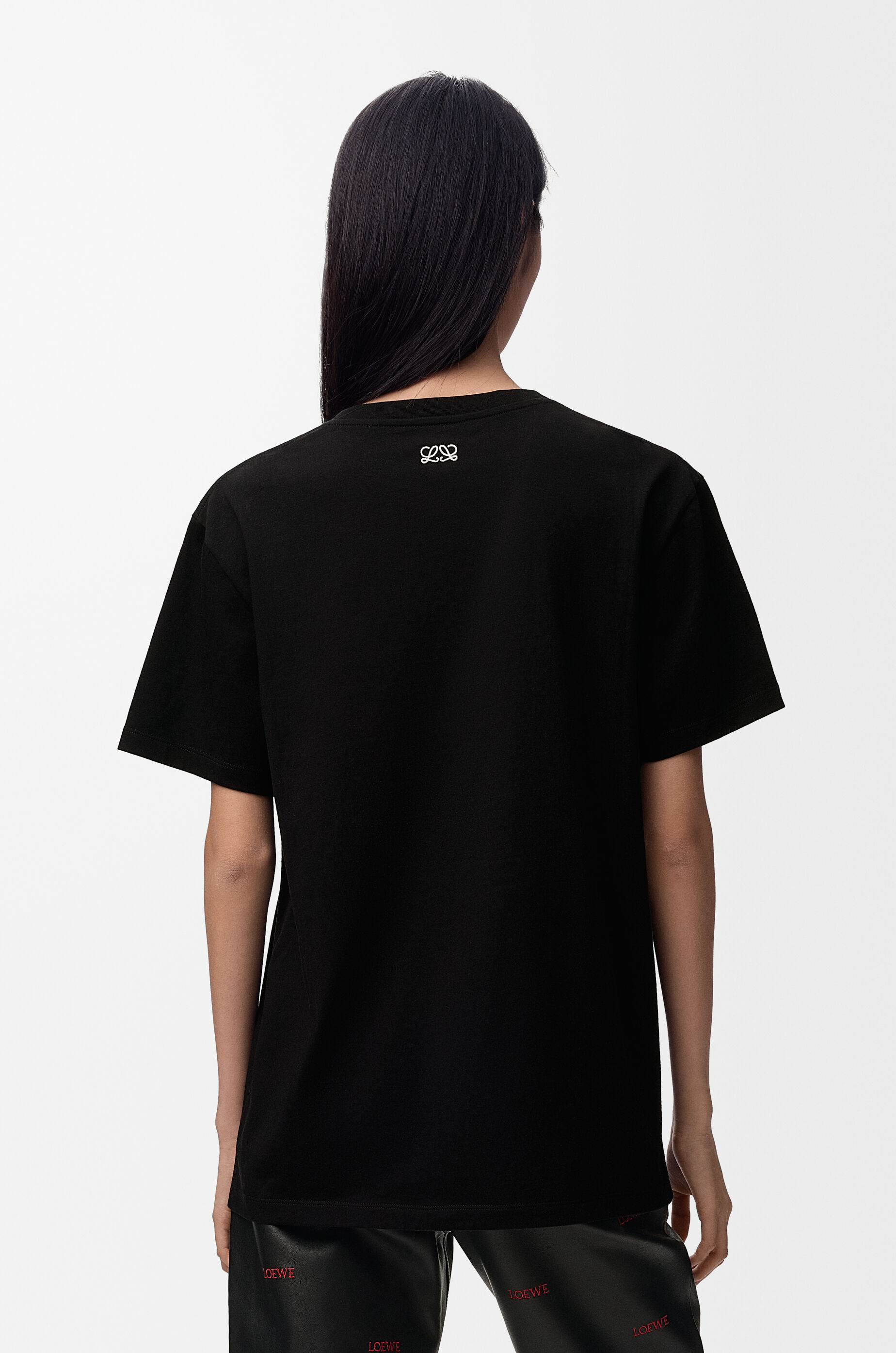 レギュラーフィット Tシャツ（コットン） ブラック - ロエベ 日本 公式