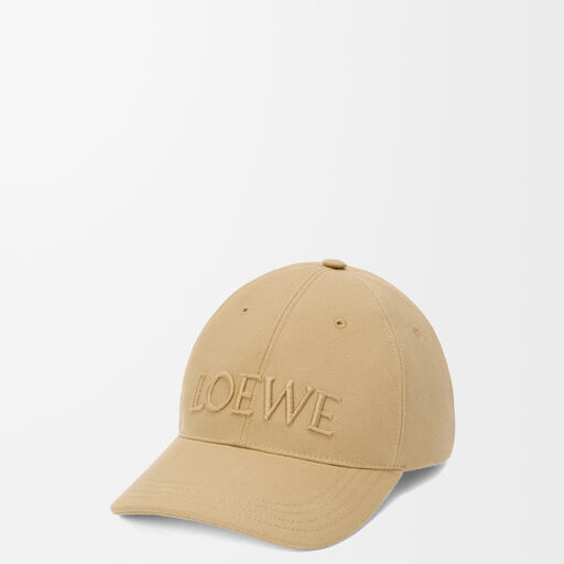 LOEWE cap in canvas Beige - LOEWE USA Official Website display picture 1